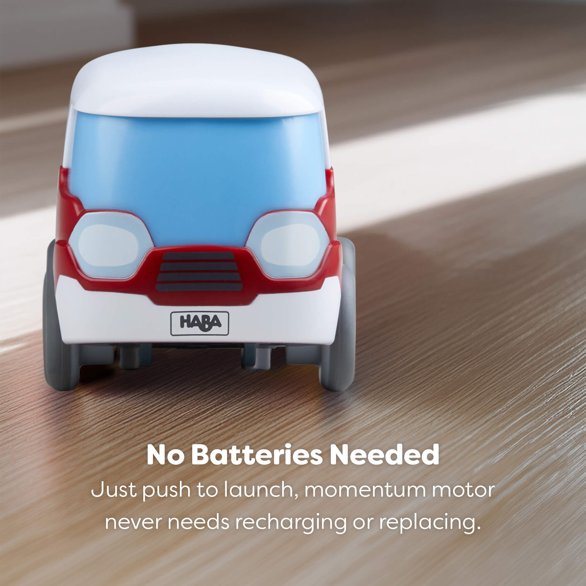 HABA Cars Mini Bus with Momentum Motor