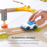 HABA Cars White Speedster with Momentum Motor