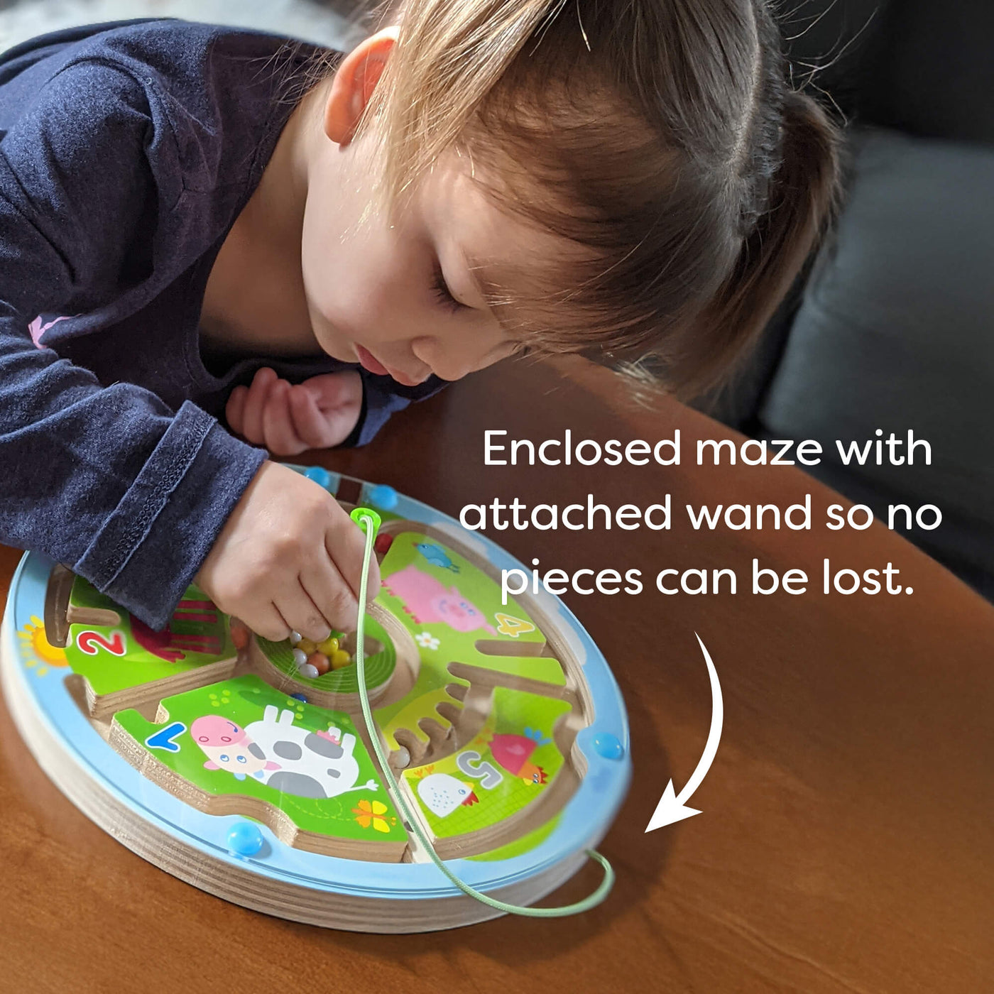 Number Maze Magnetic Game